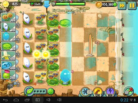 big wave beach day 28|plants vs zombies first world.